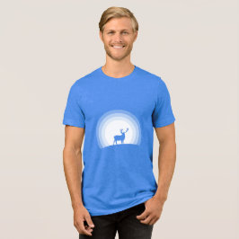 Majestätisk hjort Siluett under månljus T Shirt