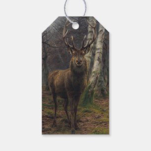 Majestätisk hjort, skogens konung presentetikett