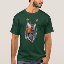 Majestätisk hjorthane T-shirt