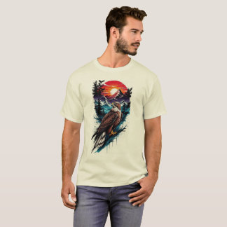 Majestätisk Höstglöd Grafik på Hawk Mountain T Shirt