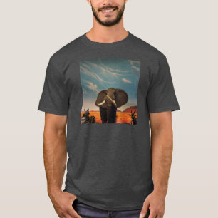 Majestätisk kroppsstorlek tee shirt