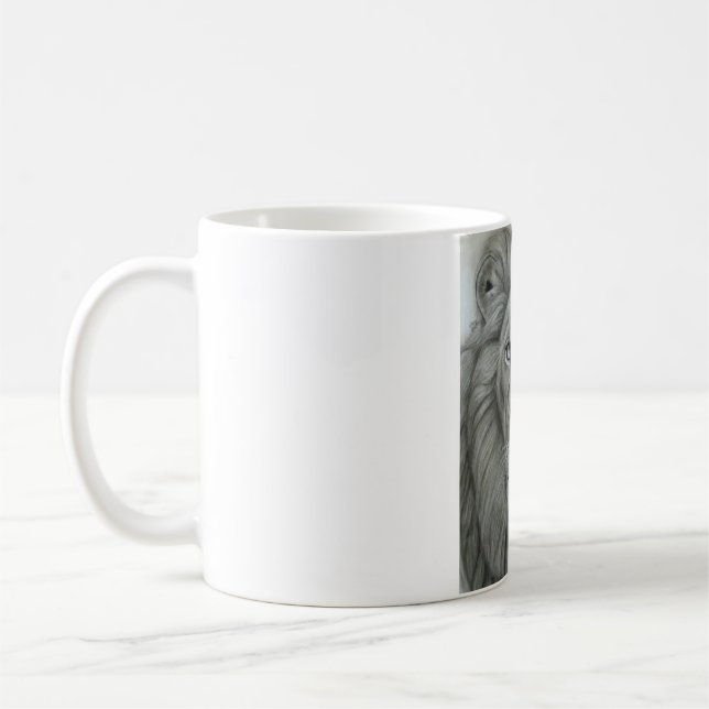 Majestätisk Lejon Kaffemugg (Vänster)