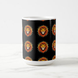 Majestätisk Lejon – Kung av Makt och Auktoritet Kaffemugg