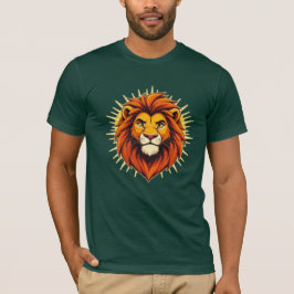 Majestätisk Lejon – Kung av Makt och Auktoritet T Shirt