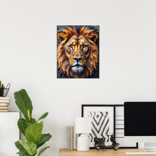 Majestätisk Lejon Poster