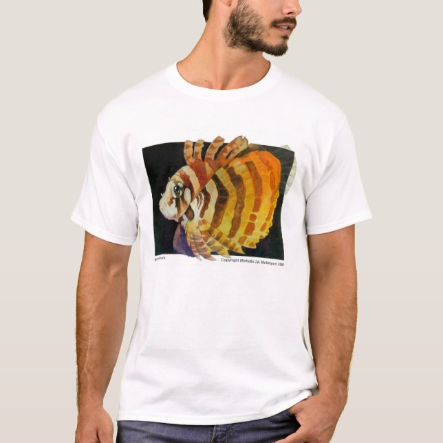 Majestätisk Lionfish T Shirt (Framsida)