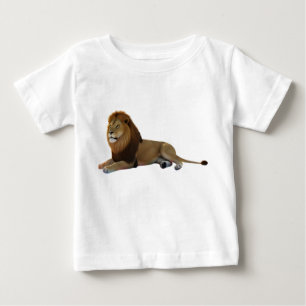 Majestätisk manlig afrikansk lejon som vilar isole t shirt