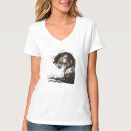 Majestätisk MustanghästT-tröja vid BiHrLe Tee Shirt