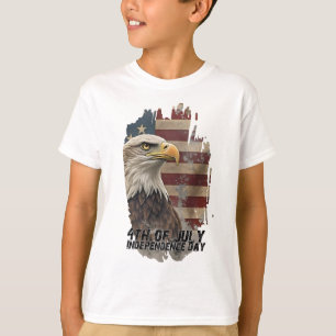 Majestätisk Örn & Flagga – Frihetens Ande T Shirt