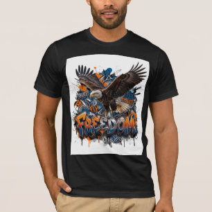 Majestätisk Örn Grafisk T-Shirt Vilda Fågelkonst