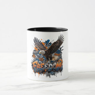 Majestätisk Örn Kaffe Mugg | Vilda Fågel Konst Mug