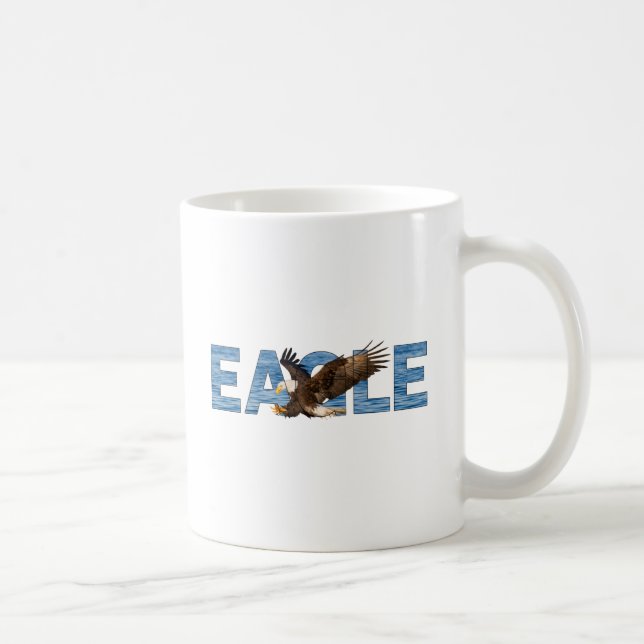 Majestätisk Örn Kaffe Mugg – Wildlife Natur Art Gi (Höger)