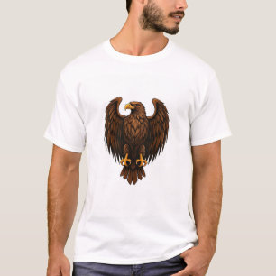 "Majestätisk Örn: Modig och Kraftfull T-Shirt" T Shirt