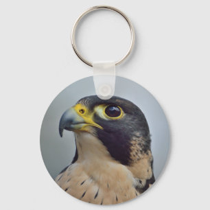 Majestätisk Peregrine falk Nyckelring
