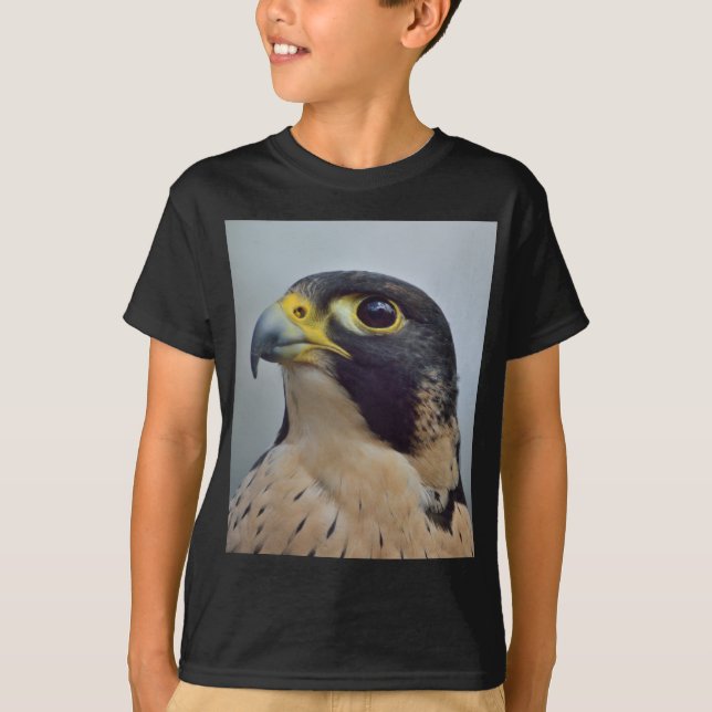 Majestätisk Peregrine falk Tee Shirt (Framsida)