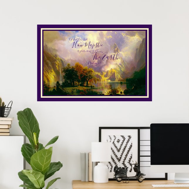 Majestätisk  poster (Hemmakontoret)