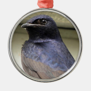 Majestätisk Purpurmartla Julgransprydnad Metall