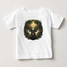 Majestätisk Skogshjort Natur Vilda Djur Konst T Shirt
