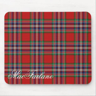Majestätisk skotsk klanMacFarlane Tartan Musmatta