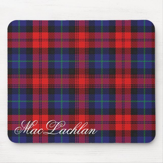 Majestätisk skotsk klanMacLachlan Tartan Musmatta (Framsidan)