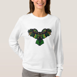 Majestätisk smaragdugglor t shirt