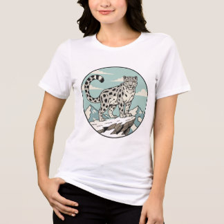 Majestätisk Snöleopard T-shirt