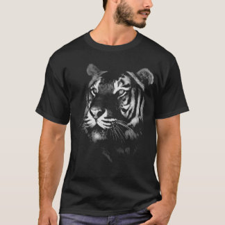 Majestätisk tiger (vit) t-shirt