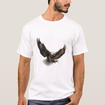 Majestätisk Vitörn Grafisk T-Shirt