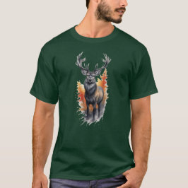 Majestätisk Vitstjärtad Hjort T-Shirt