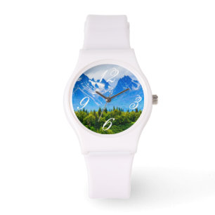 Majestätiska Alaska berg Armbandsur