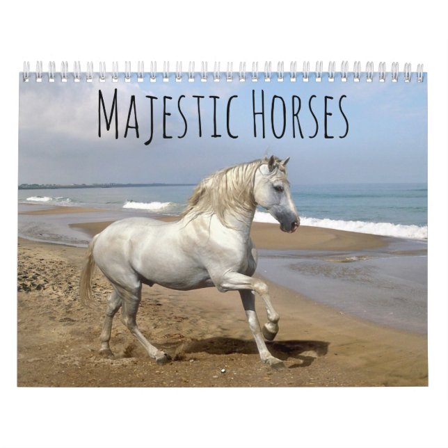 Majestätiska hästar kalender (Omslag)