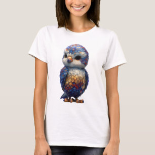 Majestätiska Iridescenta Mythiska Fjäderklädda Ugg T Shirt