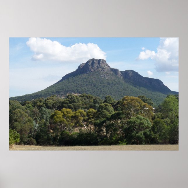Majestätiska Mount Sturgeon från Dunkeld Poster (Framsidan)