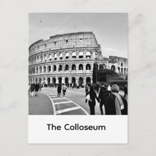Majestätiska romerska Colosseum: Ikonisk solnedgån Vykort