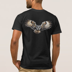 Majestätiska Ugglevingar Utbredda Vilda Natur Unis T Shirt