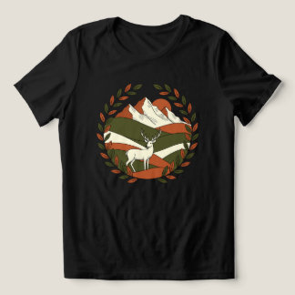 Majestätiskt hjortlandskap t shirt
