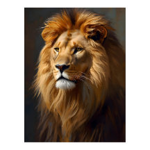 Majestätiskt Lejonporträtt