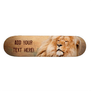 Majestätiskt lejont skateboard bräda 20 cm