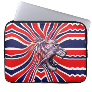 Majestätiskt rytande laptop fodral