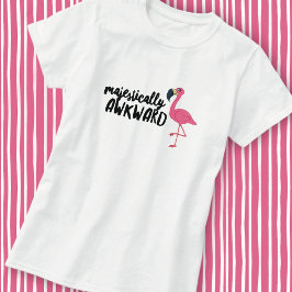 Majestätligt Klumpig Flamingo T-Shirt