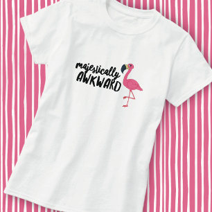 Majestätligt Klumpig Flamingo T-Shirt