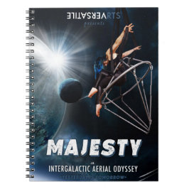 Majestäts mångsidiga konst visa Poster antecknings Anteckningsbok