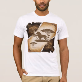Majestic African Lejon Classic T-Shirt - Vintage