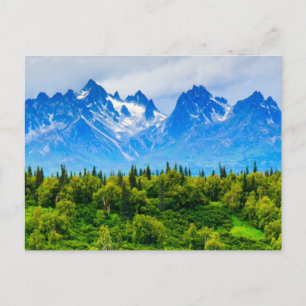 Majestic Alaska Mountains Vykort