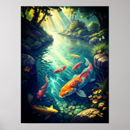 Majestic Ancic Chinese Ligcape med River och Poster