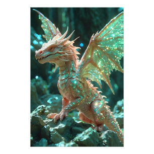 *~* Majestic AP88 Fantasy Dragon Wall Artwork 7 Fototryck