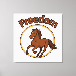 **Majestic Arabian Horse in the Golden Desert** Canvastryck