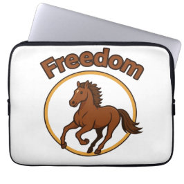 **Majestic Arabian Horse in the Golden Desert** Laptop Fodral