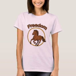**Majestic Arabian Horse in the Golden Desert** T Shirt