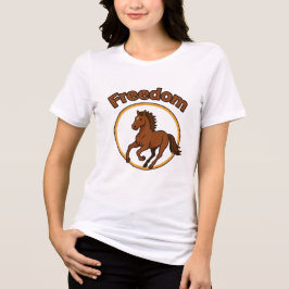 **Majestic Arabian Horse in the Golden Desert** T Shirt